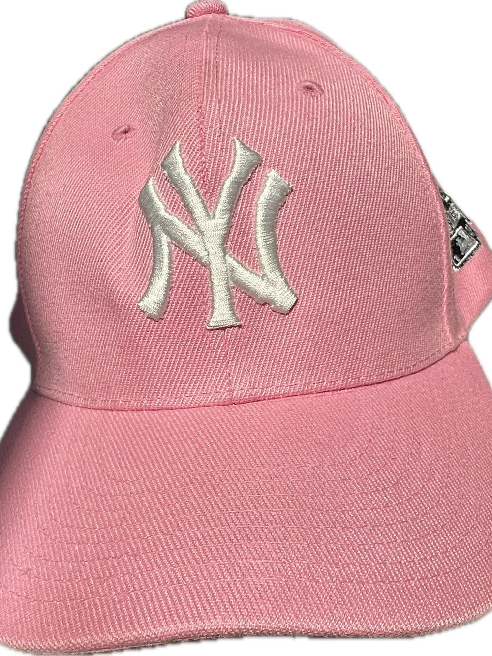 New Era Pink New York Yankees Cap with White Logo